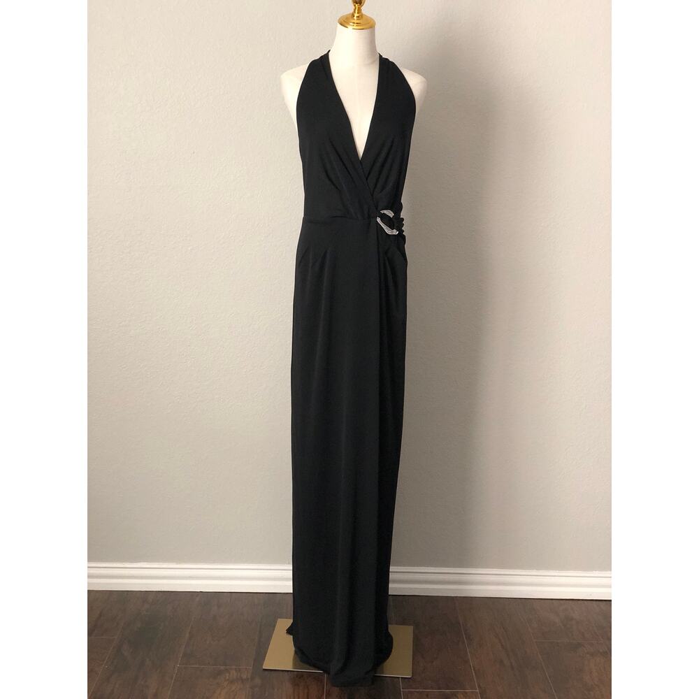 Lauren Ralph Lauren Rukan-Sleeveless Gown Black Women's Size 16 NEW